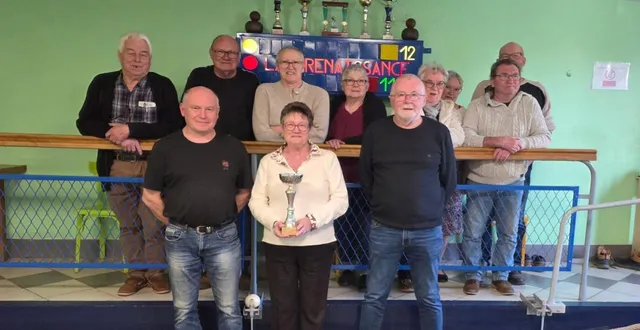 photo  samedi 21 mars, la société de boule de fort la renaissance d’huillé a organisé la finale de son challenge interne, en un contre un. après une très belle partie, georges bigot, dit jojo, l’a emporté contre thierry bry, dit titi, sur le score très serré de 12 à 11. jacky genet complète le podium. le prochain challenge sera le boule-pétanque en juin, par équipe composée d’un sociétaire et d’un(e) invité(e).  &copy;  document remis 