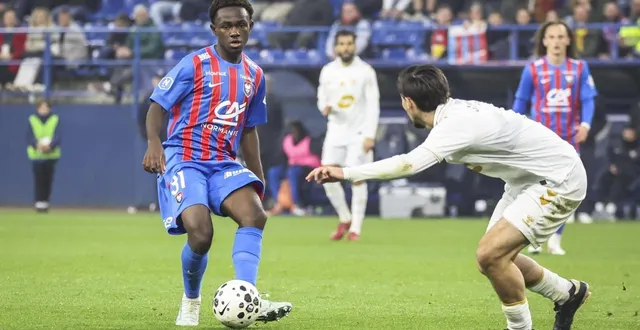 photo  josué kimboma sera-t-il toujours un joueur du sm caen la saison prochaine ? c’est l’un des enjeux en vue de la saison prochaine.  &copy;  charles bury / ouest-france 