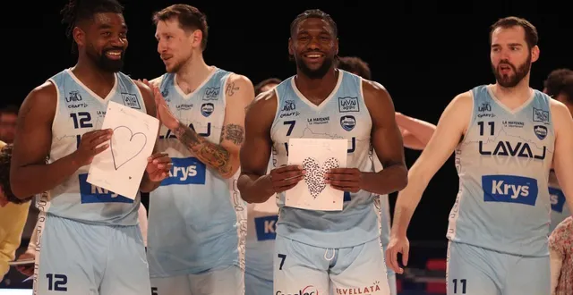 photo  alexis racine, léo maginot, michel nsimba et romain grégoire (us laval).  &copy;  jean-françois quinebeche 