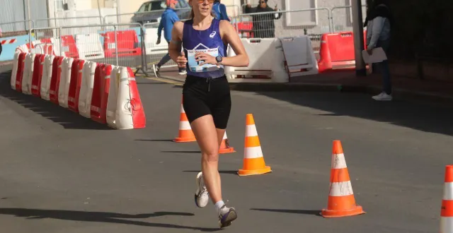 photo  clémence beretta a remporté le 10 km dames.  &copy;  ouest-france 