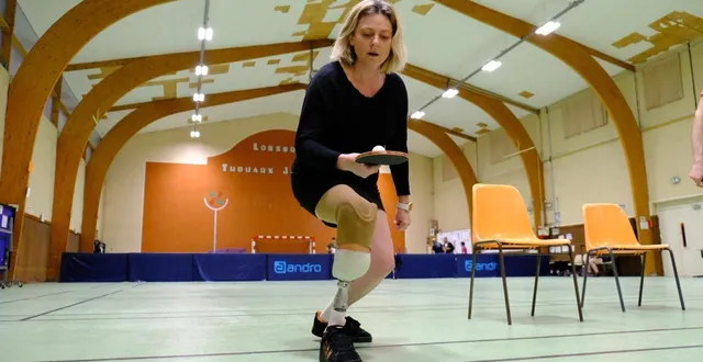 photo  chaque jeudi soir, delphine joutel prend part aux séances de raquettes santé mises en place par le csct tennis de table.  &copy;  co antoinerichard 