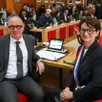 photo cholet, dimanche 29 mars 2026. la nouvelle maire, isabelle leroy et son premier adjoint, jean-paul brégeon.