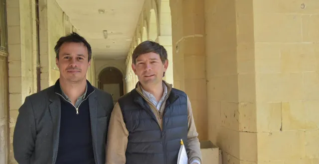 photo  alban bertrand, directeur des projets immobiliers, et matthieu camuset, fondateur de la société domaine.  &copy;  co – joël audouin 