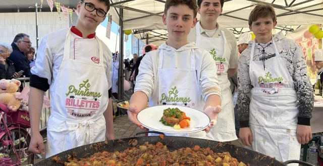 photo  de gauche à droite, les membres de la team 