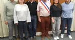 photo  Yves Daguenet, le nouveau maire de Bouloire (Sarthe) et ses cinq adjoints. 