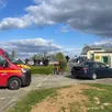 photo  les pompiers sont intervenus à l’issue du match de football entre sargé-lès-le mans et l’us des glonnières. 