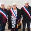 photo murielle levesque (au centre), maire, et ses adjoints, pascale ory et thierry besson.
