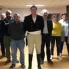 photo les bénévoles et acteurs en pleine répétition pour préparer la quatrième édition du spectacle « chouans du haut-anjou », qui se tiendra les 12 et 13 juin 2026.