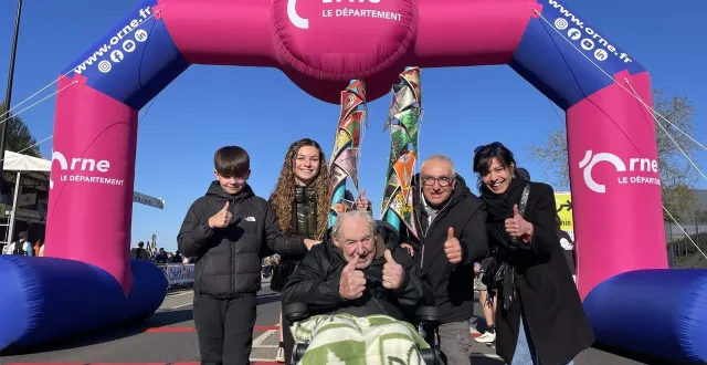 photo  raymond lambert a regardé le départ de la course qu’il a arpenté pendant quatorze ans.  &copy;  ouest-france 