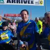 photo  atteint de la myopathie de duchenne, kévin suardi a parcouru en joëlette le 8,2 km nature avec l’équipe des kinés de trémentines 