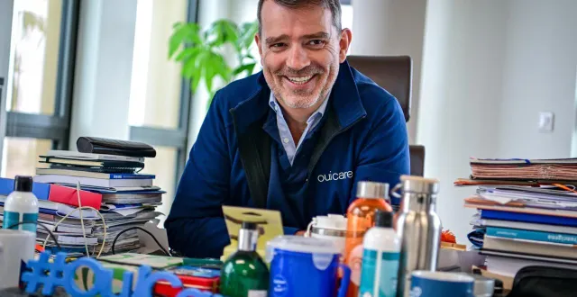 photo  guillaume richard surveille de près les avancées technologiques applicables demain, dans le secteur des services à domicile.  &copy;  photo le maine libre - yvon loué 