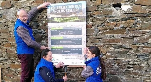 photo  les bénévoles d’éclem proposent trois rendez-vous aux personnes intéressées par leur projet immobilier citoyen à gesté, soutenu par la ville de beaupréau-en-mauges.  &copy;  éclem 