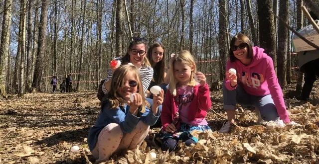 photo  les chasseurs d’œufs de pâques seront servis le dimanche 5 avril prochain à l’arche de la nature.  &copy;  archives le maine libre 