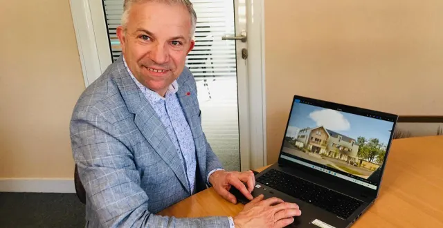 photo  le maire de la guierche eric bourge.  &copy;  le maine libre 