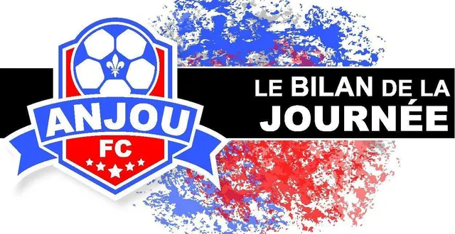 photo  le bilan de la journée
anjou fc  &copy;  infographie co – gs 