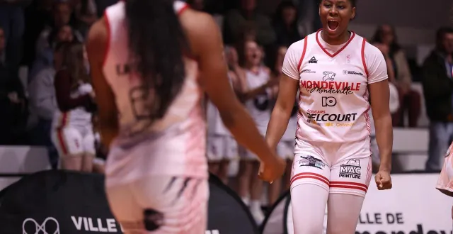 photo  une victoire face à aulnoye suffirait au bonheur d’amali montout et des mondevillaises.  &copy;  marc olejnik 