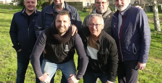 photo  la commission trail est déjà au travail. ludovic anne, gaby beduneau, jason talibard, dominique chartier, bruno lattay et christophe talibard se sont réunis mercredi 25 mars.  &copy;  co 