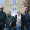 photo de gauche à droite. le maire antoine d’amécourt et ses adjoints michel martinucci, sandrine heurtebise et pascal heurtebise ont été élus lors du conseil d’installation, ce vendredi 20 mars 2026.