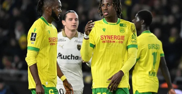 photo  tylel tati (à droite) avec son compère de la défense central chidozie awaziem.  &copy;  jérôme fouquet/ouest-france 