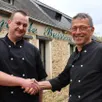 photo julien fourrier succède à claude besnier à la tête du restaurant le buisson, à noyen-sur-sarthe.