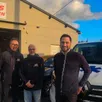 photo de gauche à droite : cédric collet et dominique allix (taxis dauphin) et anthony agostini (ambulances pyramide).