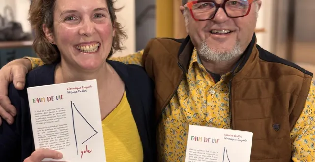 photo  véronique cayado, docteure en psychologie, et hilaire bodin, retraité militant, publient un livre sous forme de dialogue pour tordre le cou aux clichés sur le vieillissement.  &copy;  ouest-france 