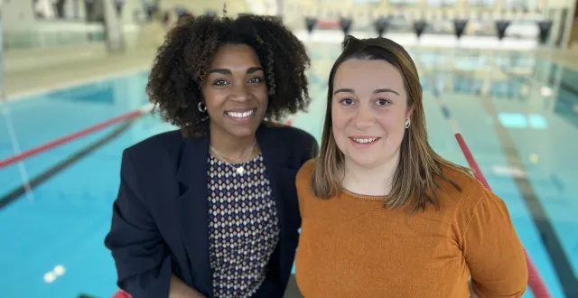 photo  christelle luron, directrice du centre aquatique, et laëtitia bot, coordinatrice clientèle.  &copy;  ouest-france 