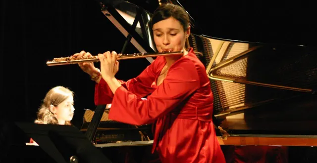 photo  magali mosnier. flûtiste.  &copy;  archives ml 