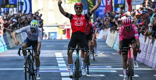 photo  qui succédera au vainqueur 2025 chez les hommes, kévin vauquelin, lors du région tour pays de la loire 2026 ?  &copy;  archives le maine libre - denis lambert 