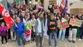 photo  l’appel au rassemblement, ce mardi 31 mars 2026, a été lancé par les associations et syndicats qui ont organisé la manifestation du 22 mars 2025, au mans (sarthe).? 