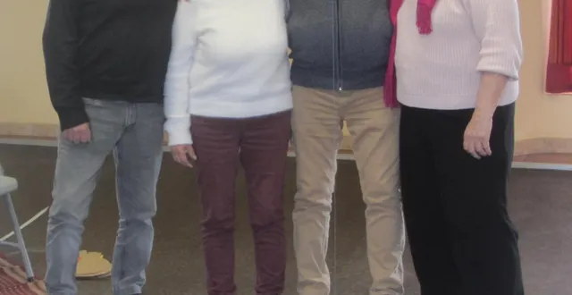 photo  patrick chataigner, marie-claude laud, dominique haudebault et josiane macé.  &copy;  ouest-france 