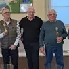 photo  samedi 29 mars, à beaucouzé, avait lieu le challenge du lambertois à la société de boule de fort le beau-coup. cinquante joueurs ont participé à la compétition, les équipes étaient formées par tirage au sort à la mêlée. roger boivin, et andré lemanceau ont remporté le challenge 12 à 7 contre sophie buron et alain blot. « suite au décès de notre président du beau-coup, hubert lafuente, le challenge « un sociétaire un invité » a été annulé », annonce roger château membre de la société de beaucouzé. le prochain concours sera le challenge des couples, inscriptions prévues mi-avril au beau-coup. 