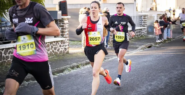 photo  la sarthoise audrey provost lors de la corrida d’arnage, le 1er mars 2026.  &copy;  archives ouest-france 