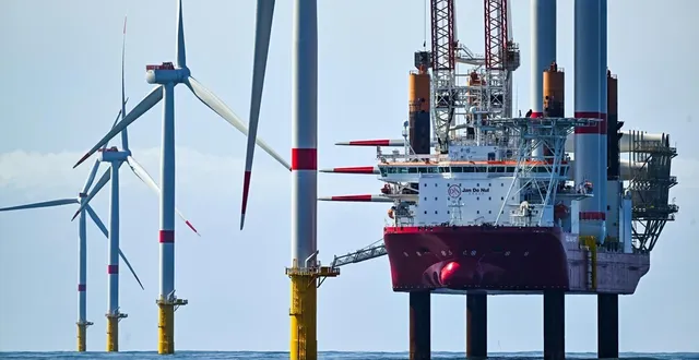 photo  les ministres visiteront le parc éolien yeu-noirmoutier, ce jeudi 2 avril 2026.  &copy;  franck dubray / archives ouest france 