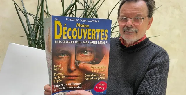 photo  le numéro 127 de maine découverte est sorti. alain moro, son porte-parole, indique que le précédent a atteint les 700 ventes.  &copy;  ouest-france 