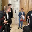 photo  angers, lundi 22 septembre 2025. la chambre de l’instruction de la cour d’appel avait confirmé l’ordonnance de refus de mise en examen de martine compain, ici entourée de ses trois avocats (mes grassi, brengarth et bourdon). 
