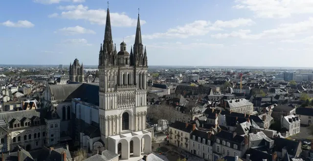 photo  angers, mardi 31 mars 2026. la galerie contemporaine de la cathédrale saint-maurice sera inaugurée le 9 avril.  &copy;  co - josselin clair 