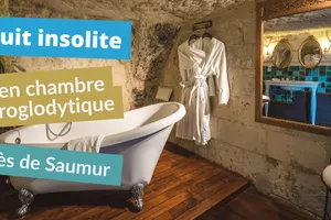 nuit insolite en chambre troglodytique près de saumur