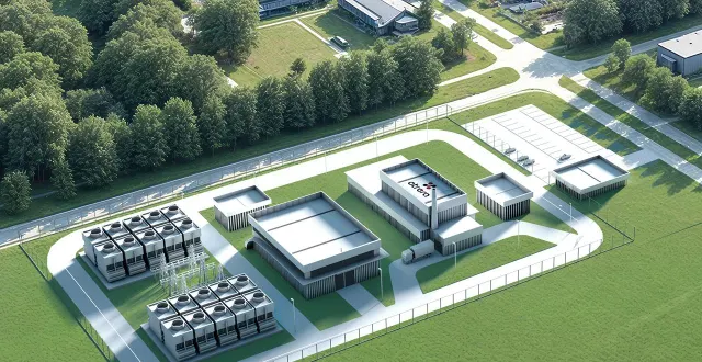 photo  une vue du futur site otrera aux pieux, près de cherbourg.  &copy;  image de synthèse/otrera 