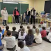 photo  les associations sont venues se présenter dans les classes de l'école saint-vincent. 