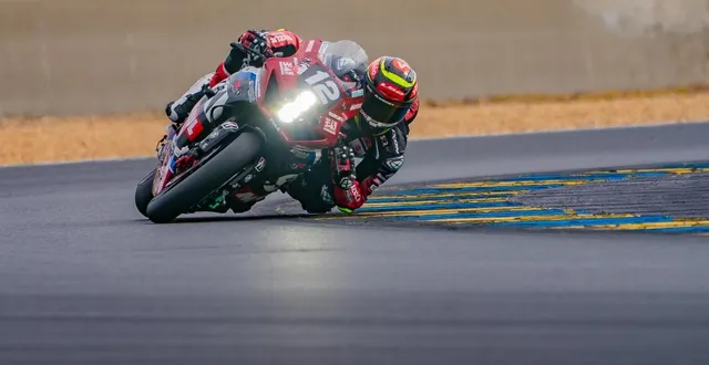 photo  gregg black, pilote du sert, lors de la deuxième journée d’essais pré-mans, le 1er avril 2026.  &copy;  arnaud despelchain 