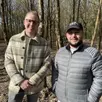 photo  maximilien michel et steven da silva sur le futur terrain de paintball de la chapelle-d’aligné, près de la flèche (sarthe), qui doit ouvrir le samedi 23 mai 2026. 