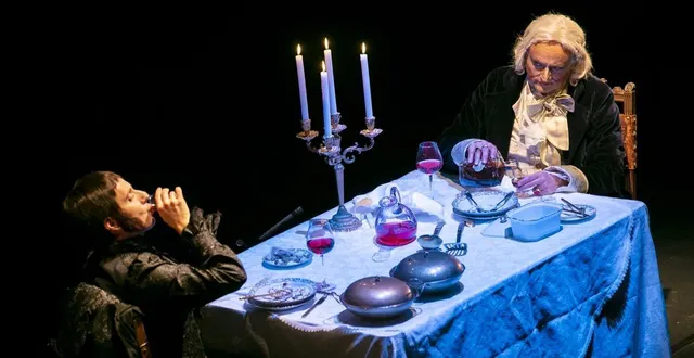 photo  daniel mesguich en talleyrand, william en fouché.  &copy;  pascal gély 