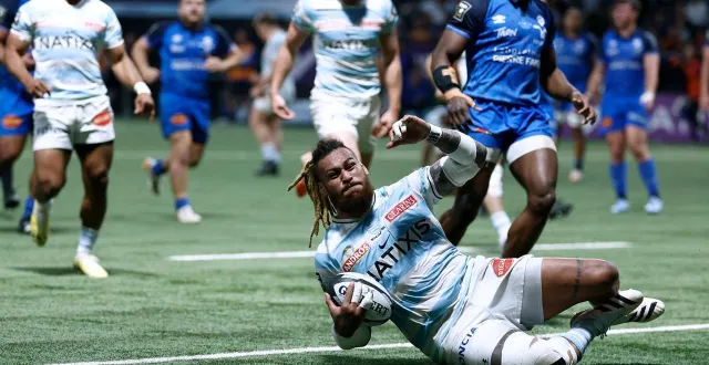 photo  les racingem devront temporairement quitter paris la défense arena.  &copy;  afp 