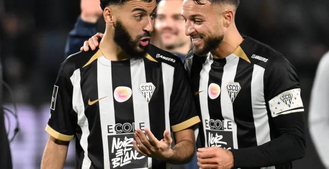 photo  amine sbaï et haris belkebla, l’un des plus gros salaires d’angers sco.  &copy;  jérôme fouquet/ouest-france. 
